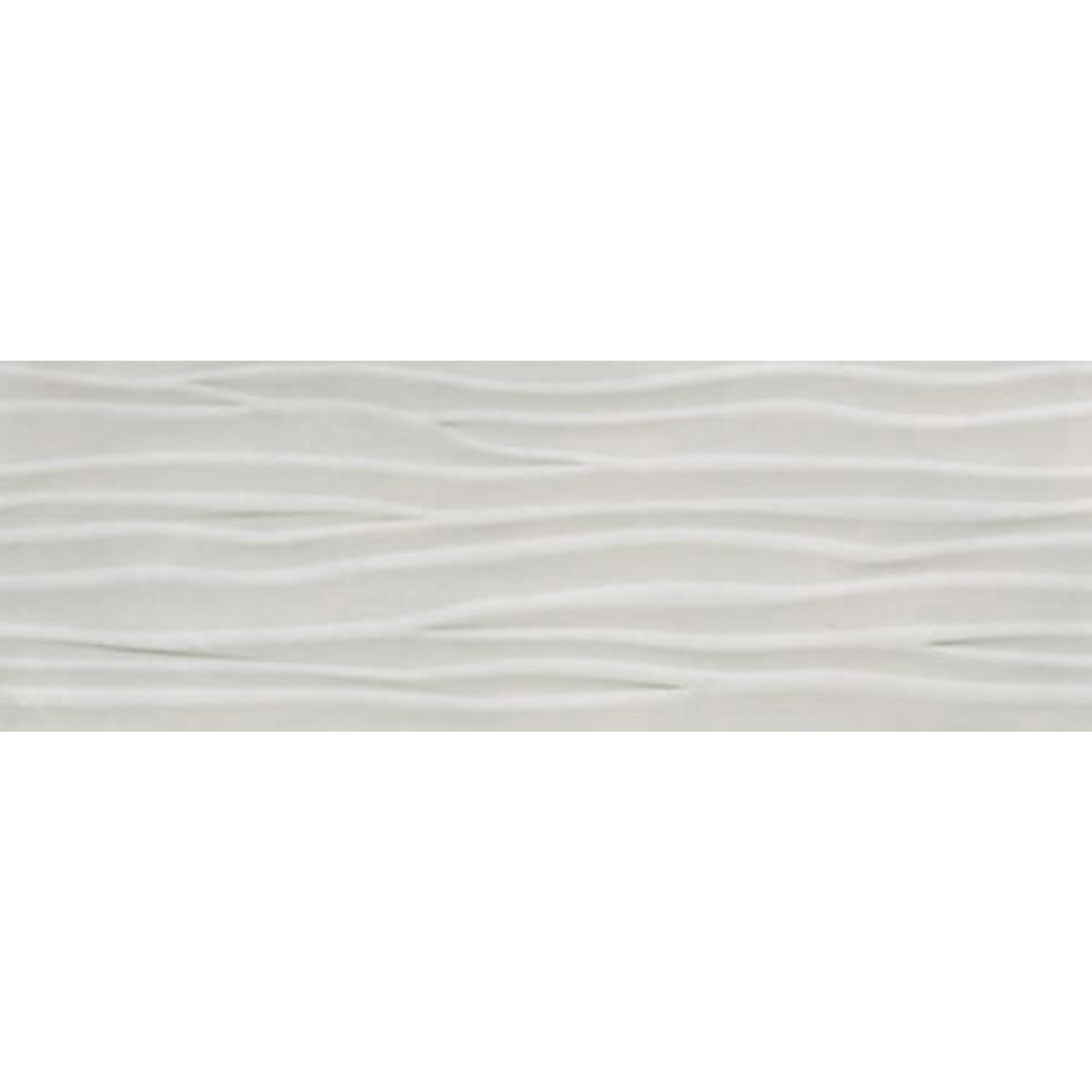 Happy Floors Titan 12" x 36" Rectified Glossy Ceramic Deco Wave Wall Tile