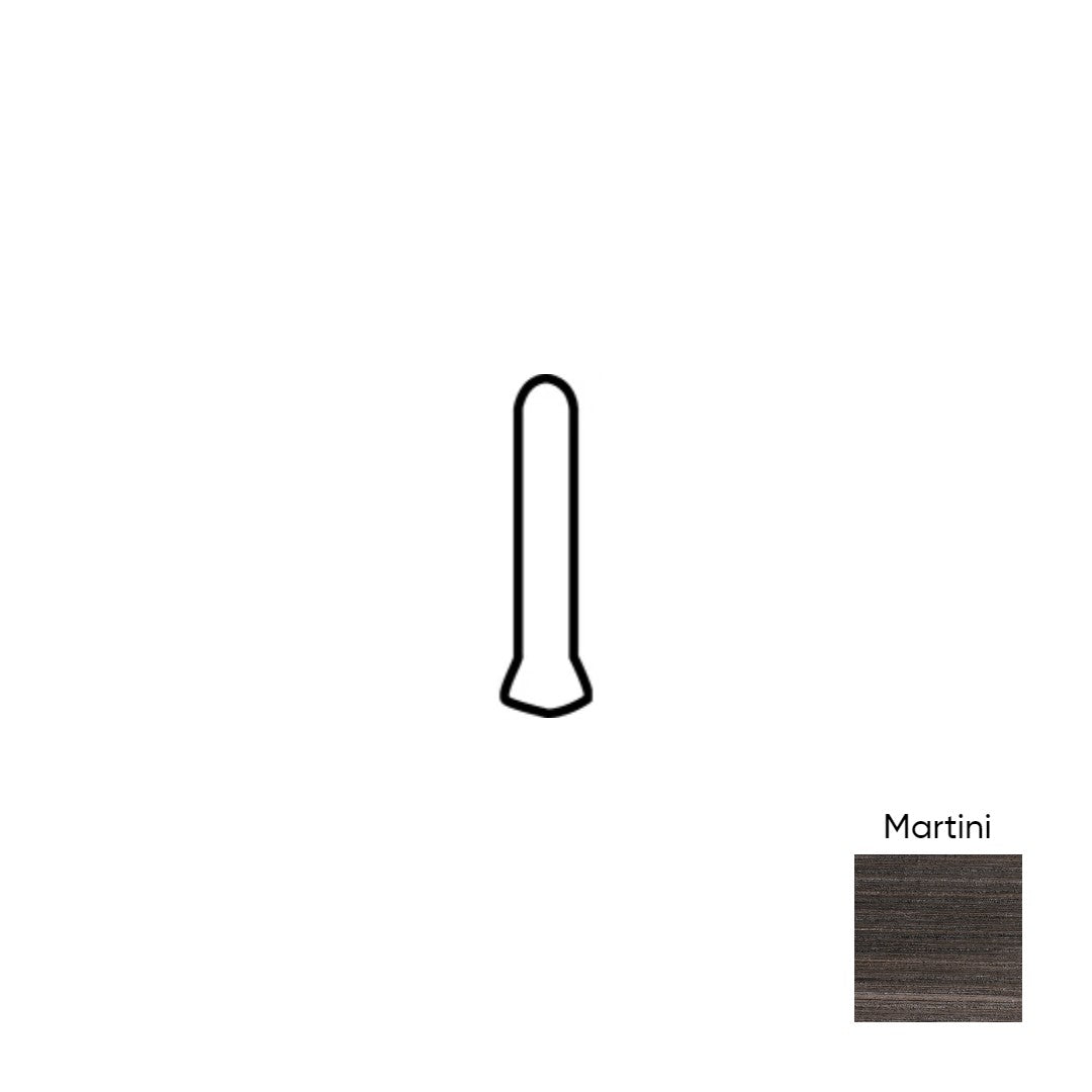 Marazzi Lounge14 - 1" x 6" Matte Porcelain Cove Base Outcorner