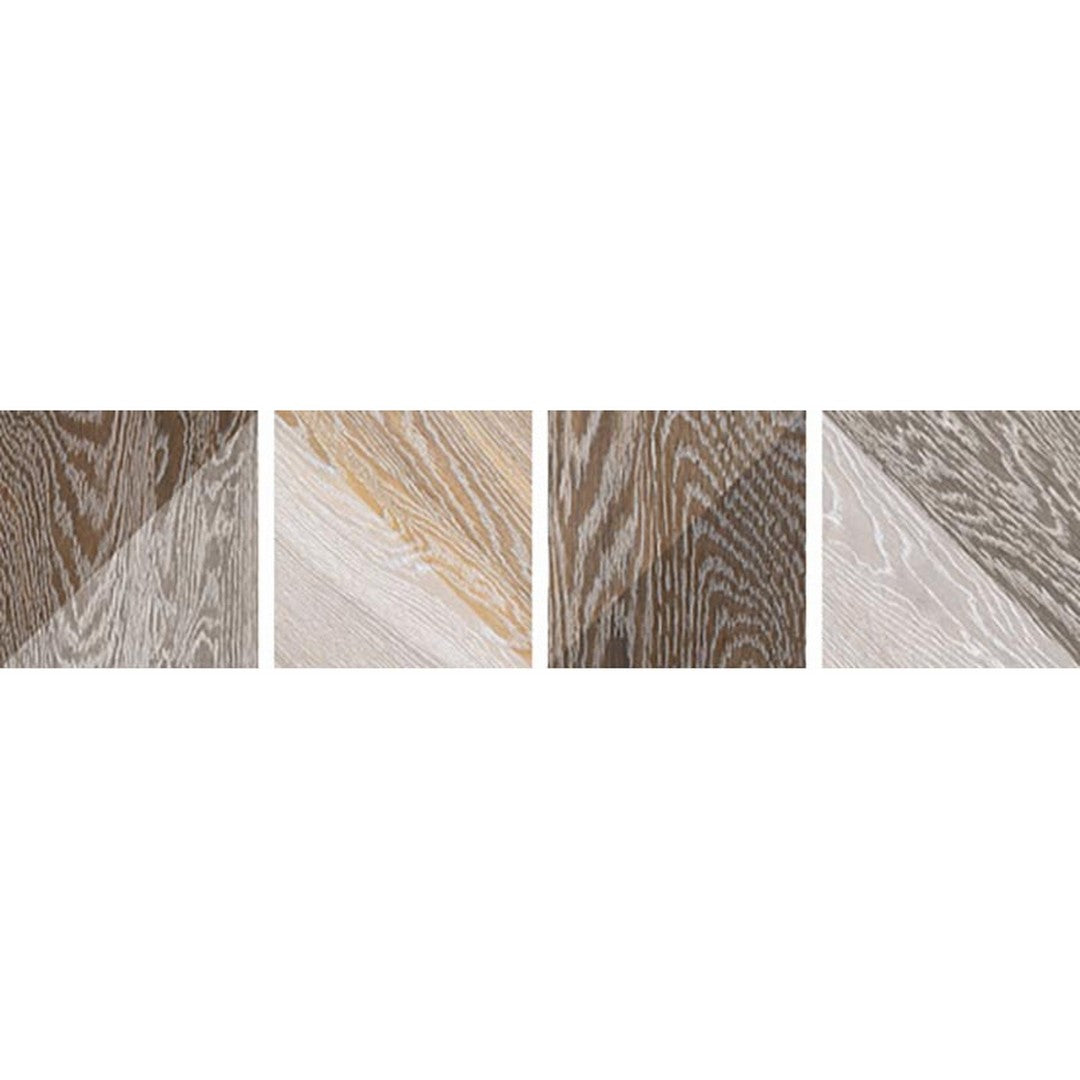MiR Urbana 6.5" x 6.5" Pressed Matte Porcelain Wood Tile