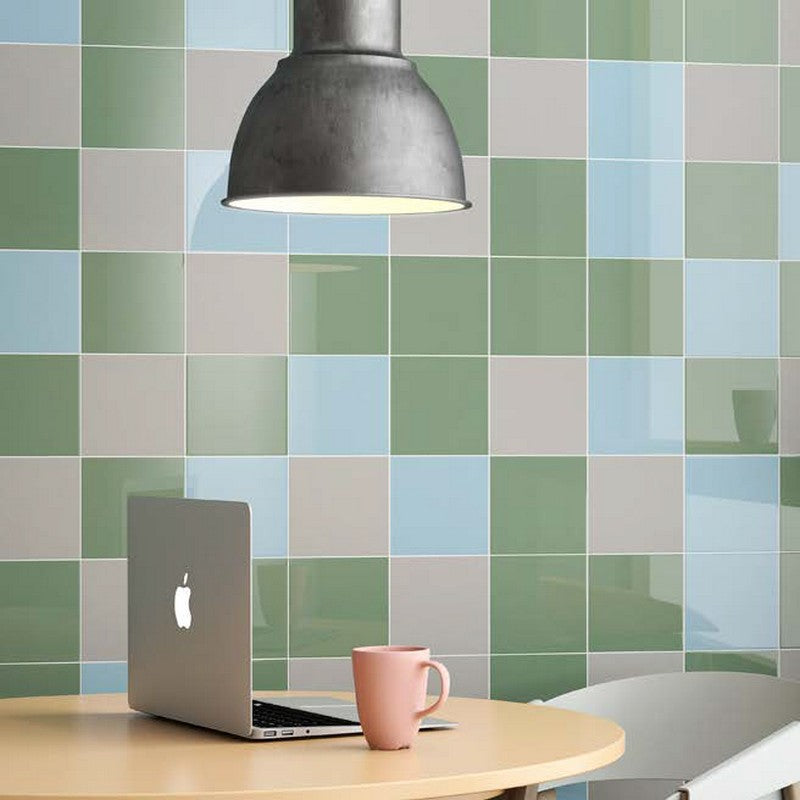 Roca-Color-Collection-4-x-4-Bright-Ceramic-Wall-Tile-Spring-Green