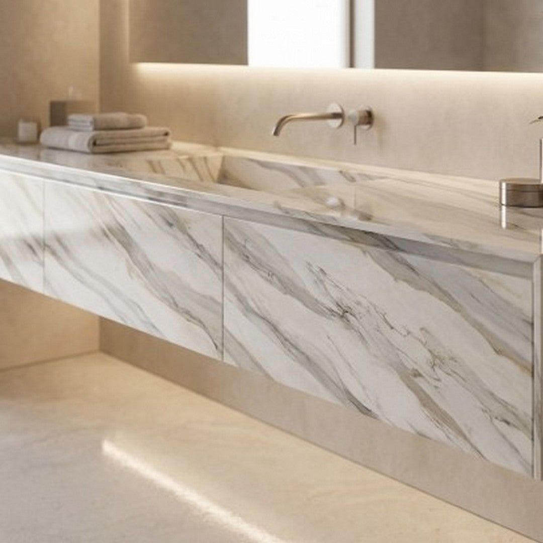 Emser-Expanse-Dynamix-31-x-96-Rectified-Polished-Porcelain-Slab-Catala-Gold