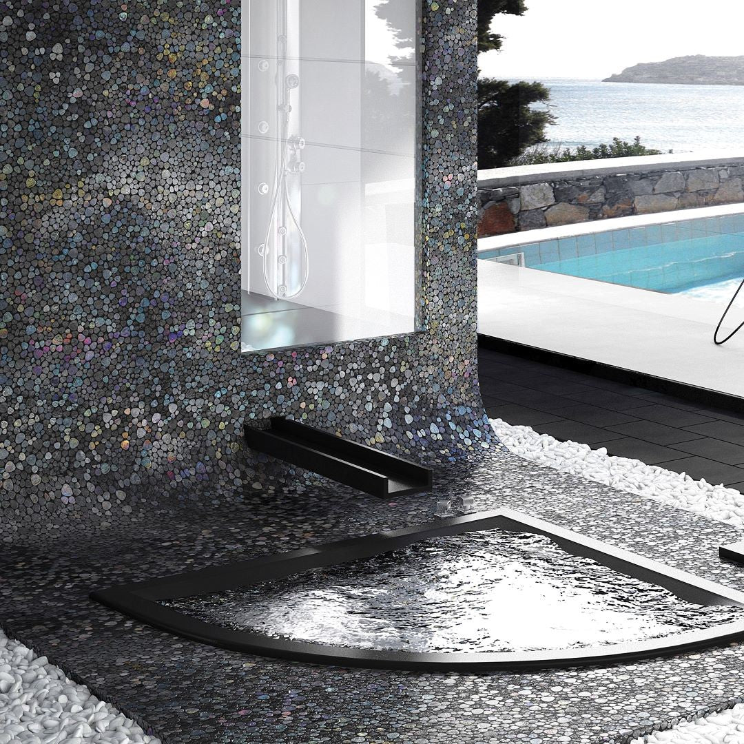 Bati-Orient-Exotic-12.1-x-12.1-Japanese-Pebble-Glass-Mosaic-Black-Mix