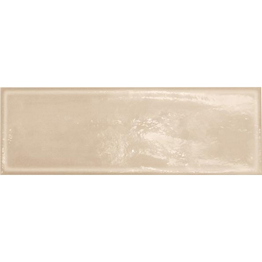 Tesoro Glassalike 4" x 12" Pressed Glossy Block Porcelain Wall Tile