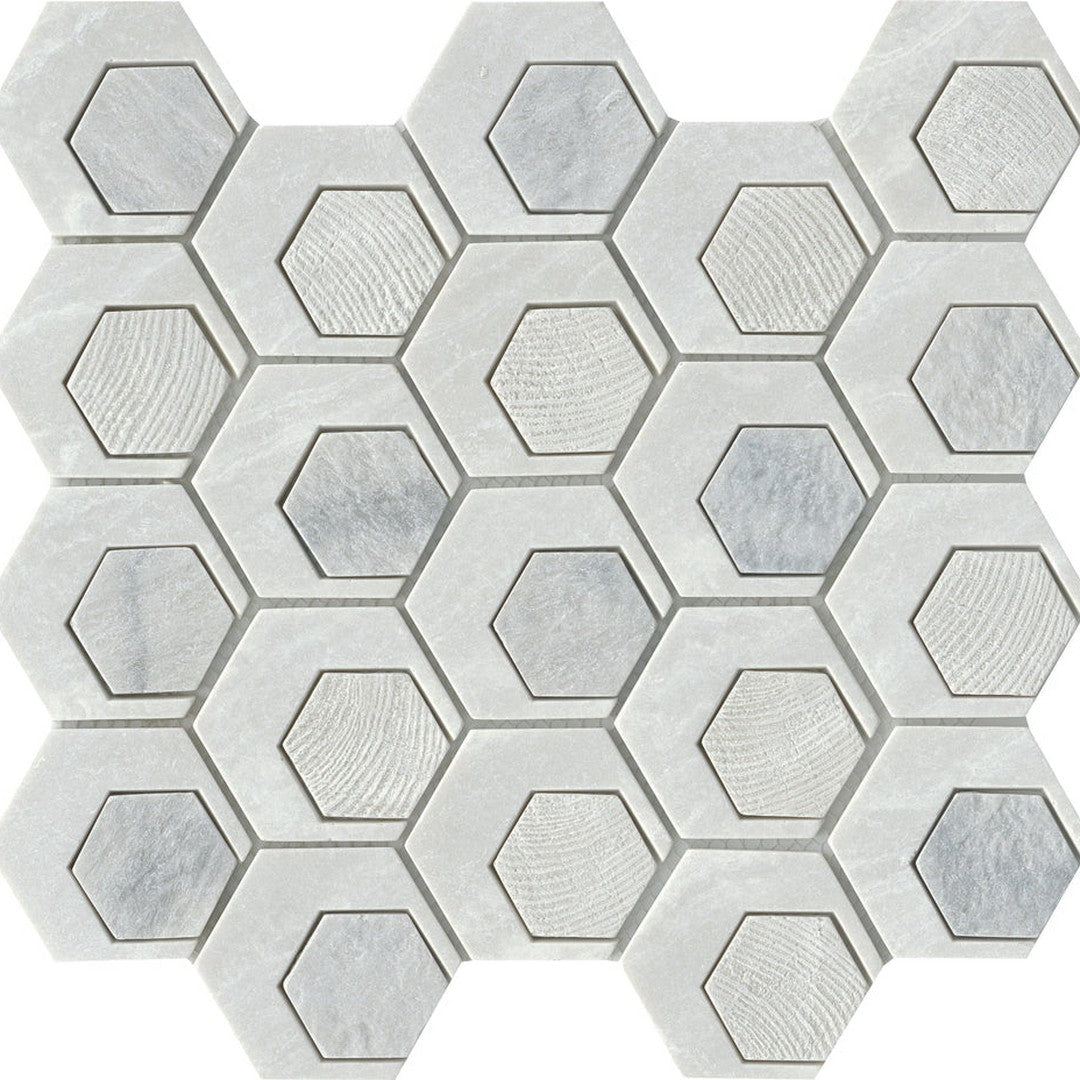 Emser Catalyst 13" x 14" Satin Stone Composite Mosaic