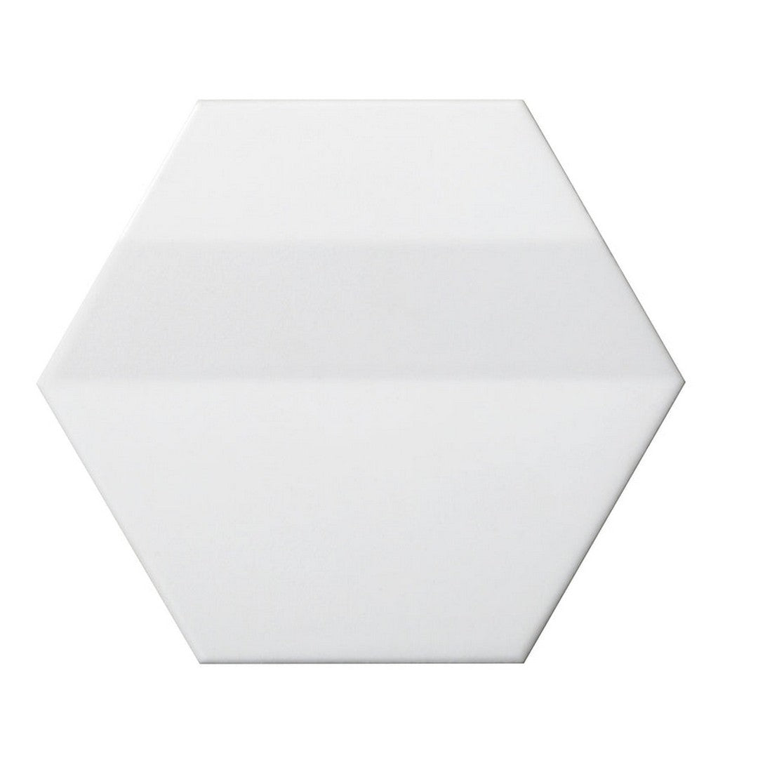 Emser Code 6" x 7" Matte 3D Hexagon Ceramic Tile