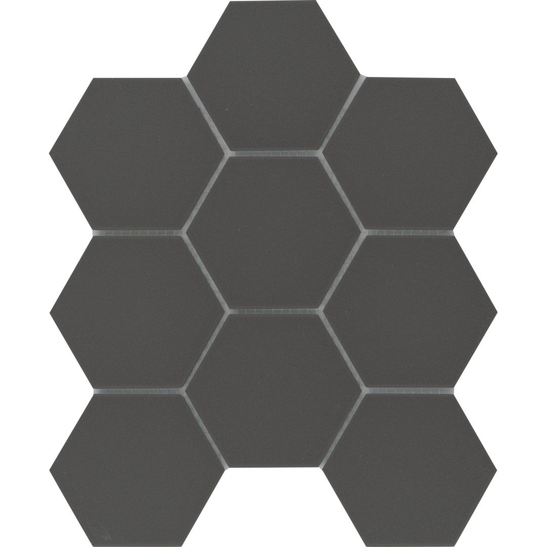 Emser Source 10" x 12" Matte Porcelain 3" Hexagon Mosaic