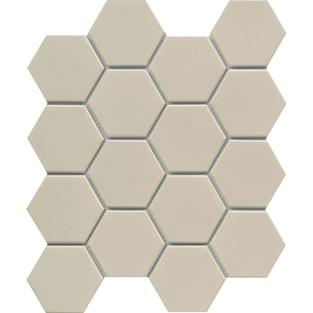 Emser Source 10" x 12" Matte Porcelain 3" Hexagon Mosaic