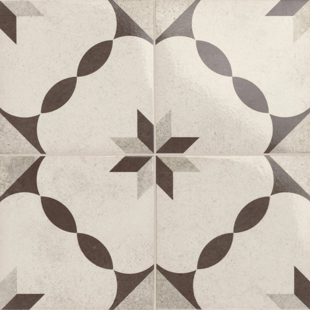 Emser Pagoni 9" x 9" Extruded Glossy Porcelain Tile