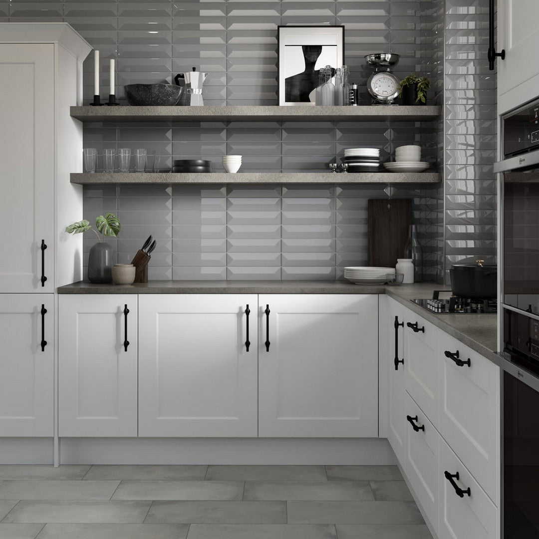 Emser-Estasi-3-x-12-Ceramic-Polished-Peak-Tile-Silver