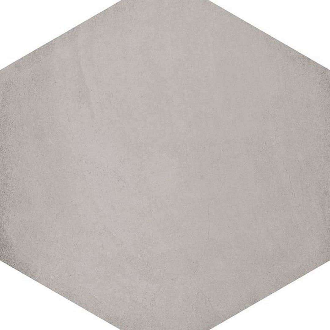 Emser Bauhaus 9" x 11" Pressed Matte Hexagon Porcelain Tile