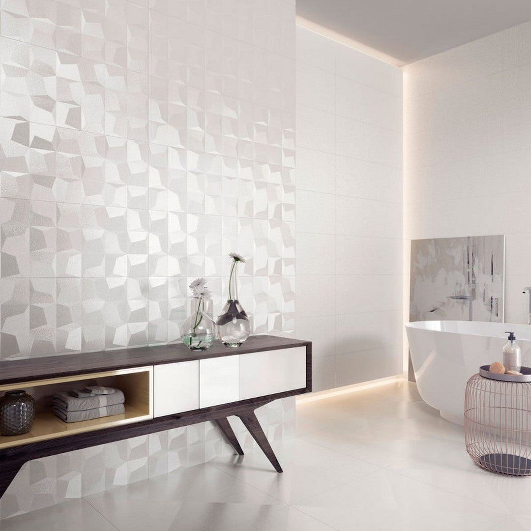 Emser-Nuovo-12-x-35-Pressed-Satin-Ceramic-Wall-Tile-Cubic-White