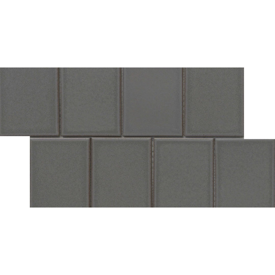 Emser Cuadro 9" x 14" Pressed Glossy Flat Porcelain Mosaic