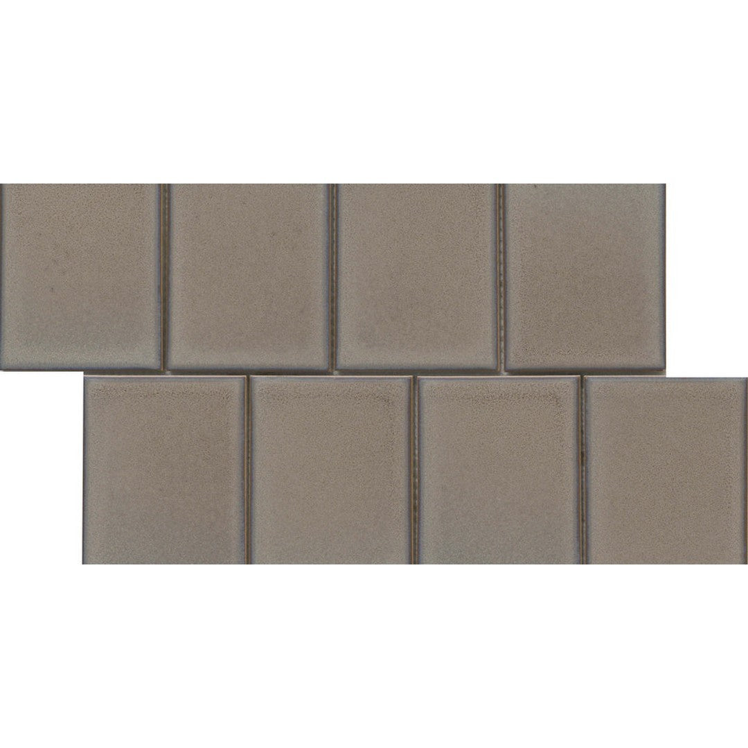 Emser Cuadro 9" x 14" Pressed Glossy Flat Porcelain Mosaic