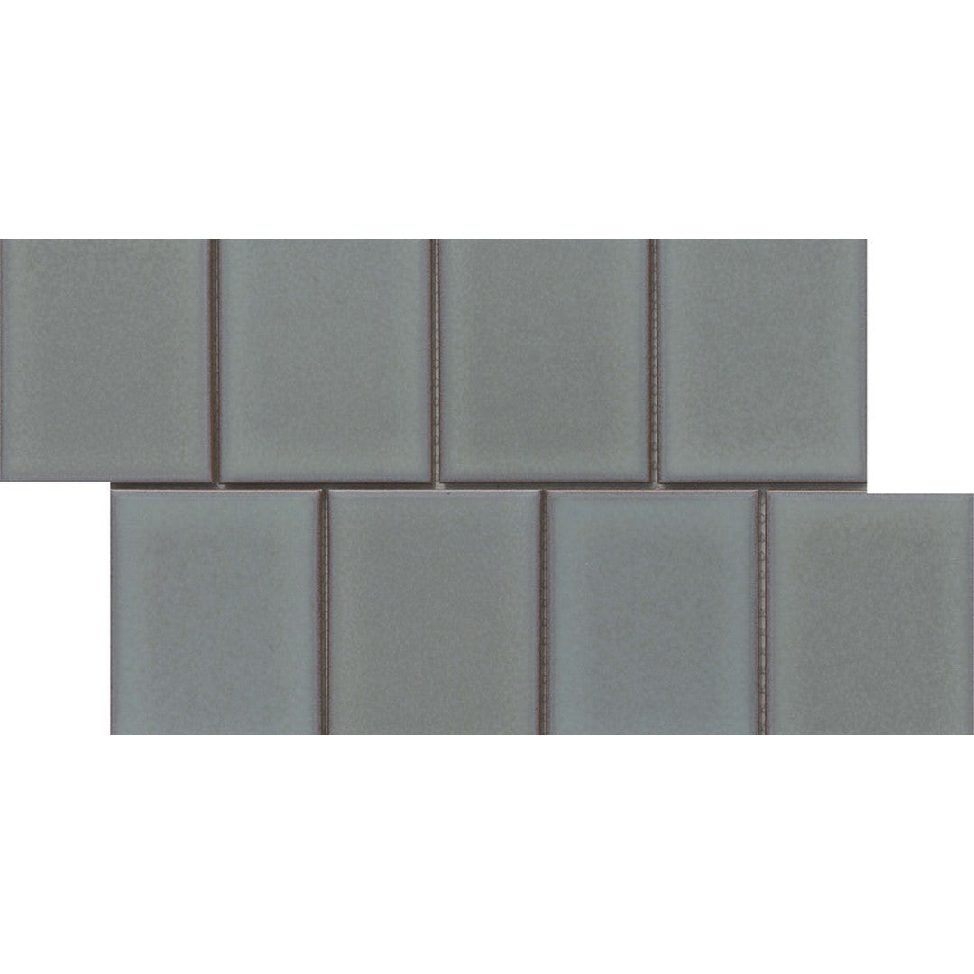 Emser Cuadro 9" x 14" Pressed Glossy Flat Porcelain Mosaic