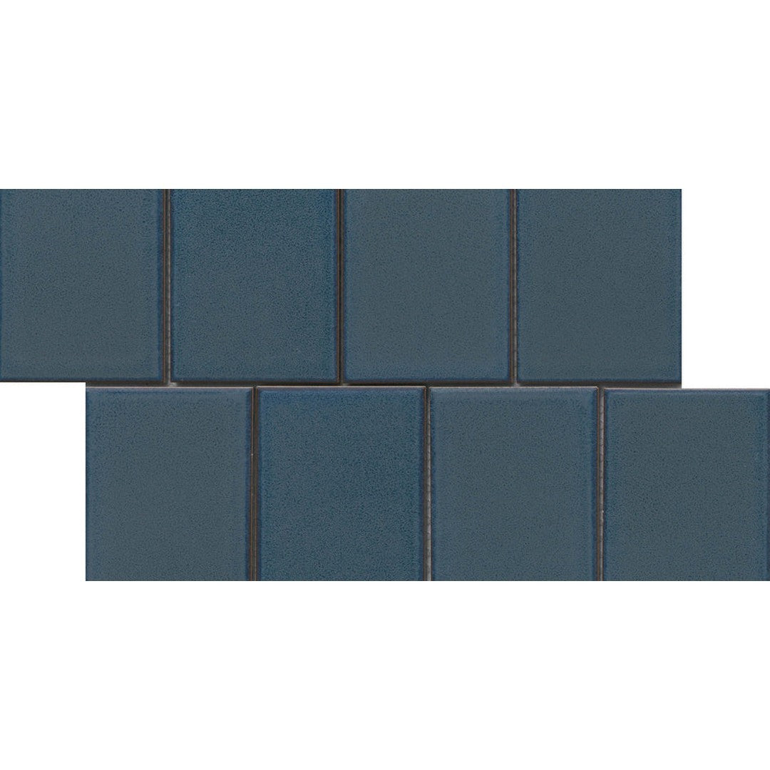 Emser Cuadro 9" x 14" Pressed Glossy Flat Porcelain Mosaic