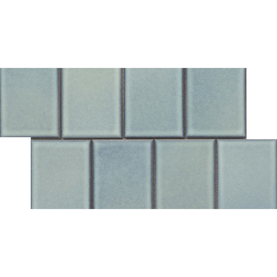 Emser Cuadro 9" x 14" Pressed Glossy Flat Porcelain Mosaic