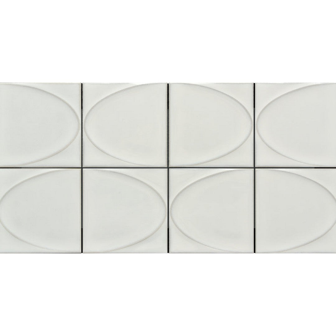 Emser Mizu 8" x 16" Pressed Glossy Ceramic Mosaic