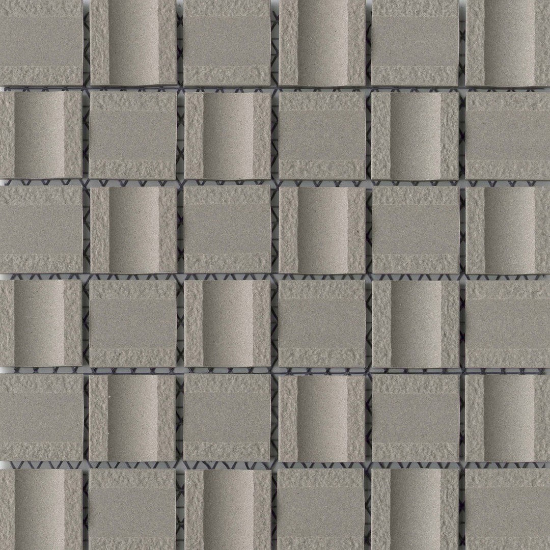 Emser Modan 12" x 12" Pressed Matte Porcelain Mosaic