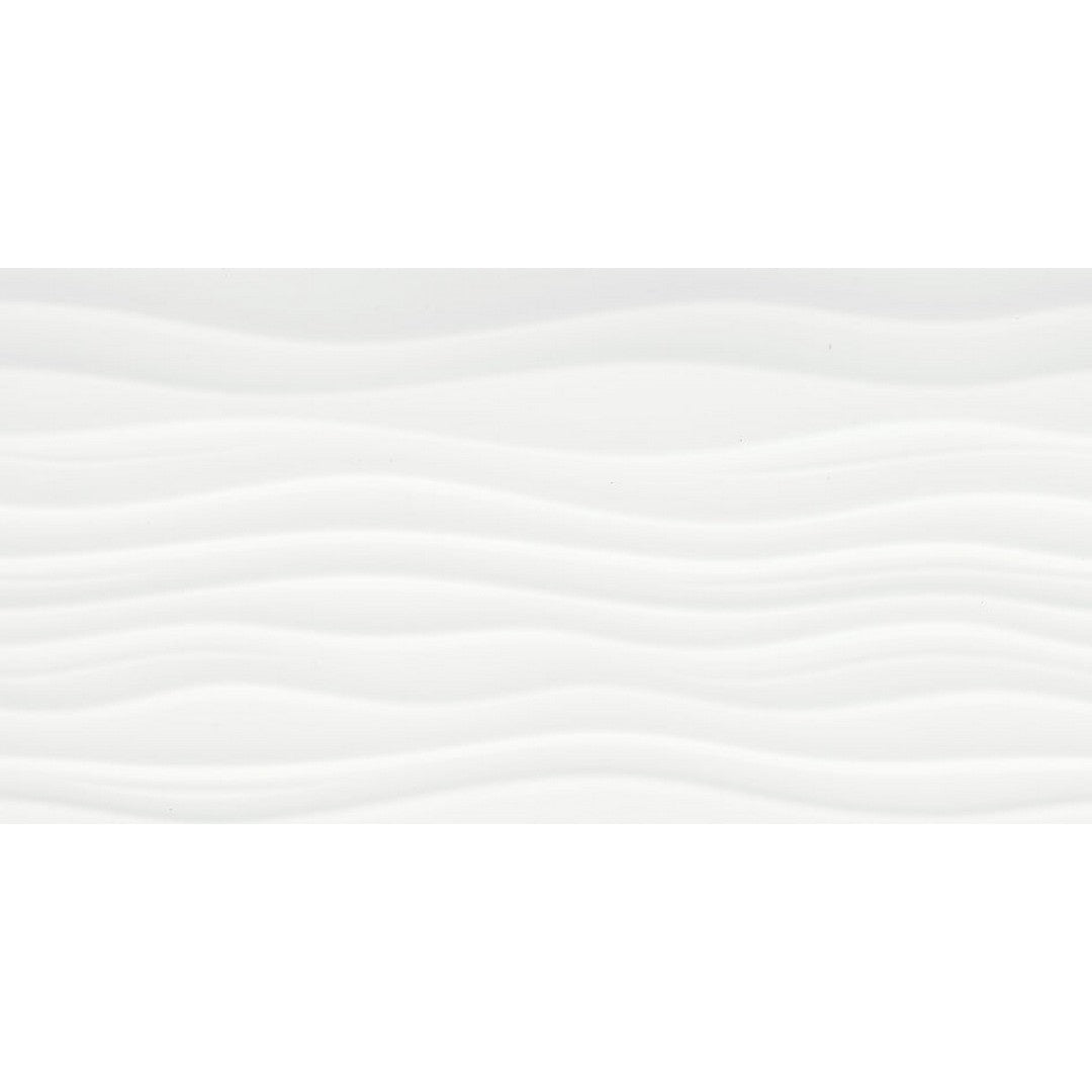 Emser Jazz 12" x 24" Rectified Glossy Ripple Ceramic Tile