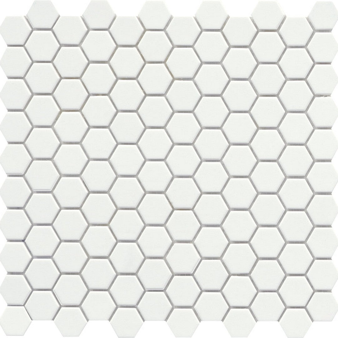 Emser Source 11" x 11" Matte 1" Hexagon Porcelain Mosaic