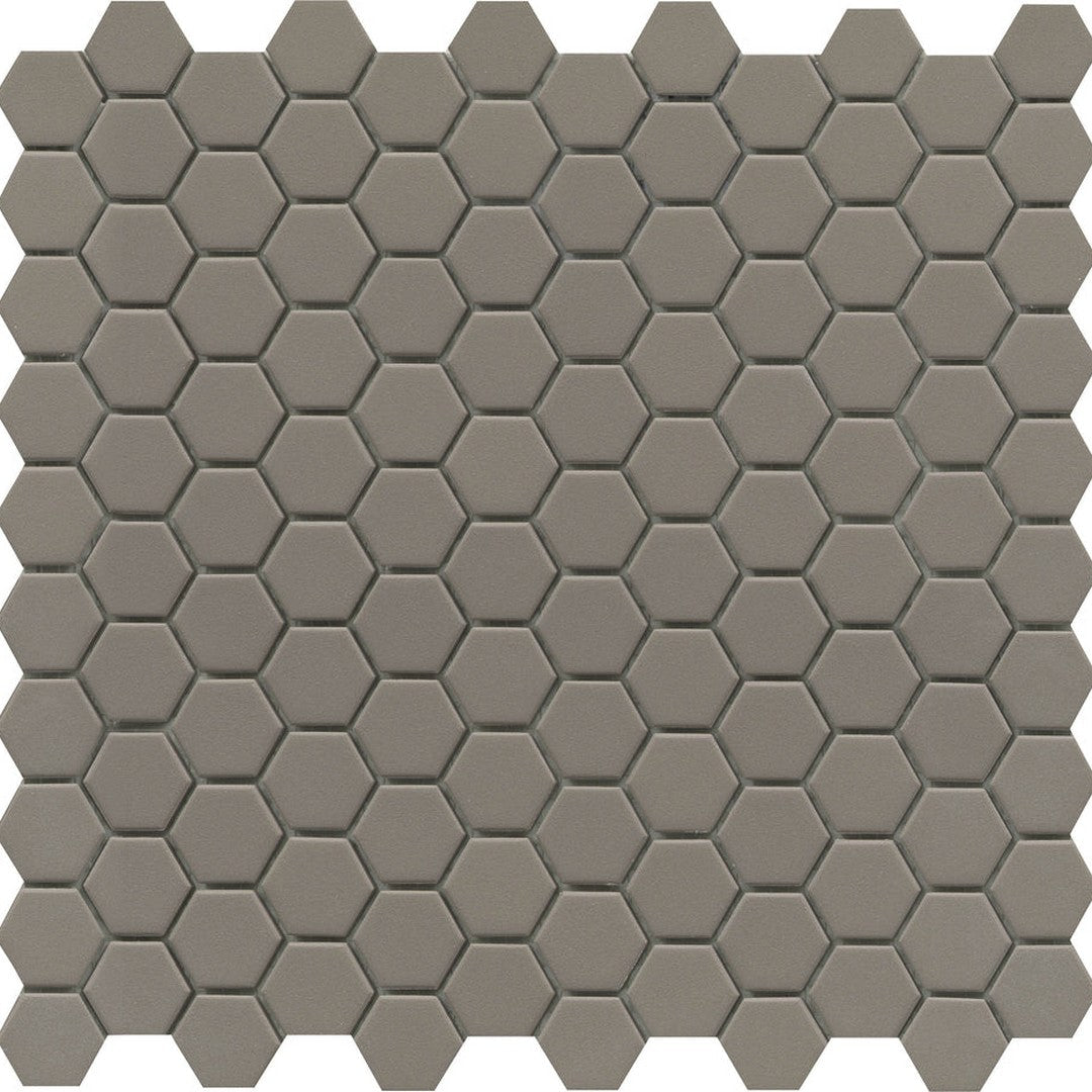 Emser Source 11" x 11" Matte 1" Hexagon Porcelain Mosaic