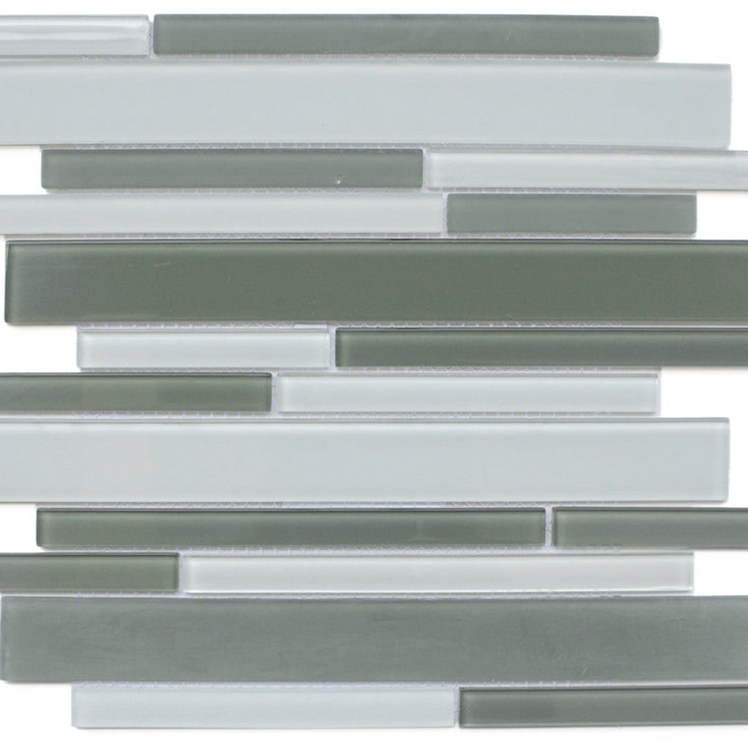 Emser Charisma 11" x 12" Gloss & Frosted Linear Glass Mosaic