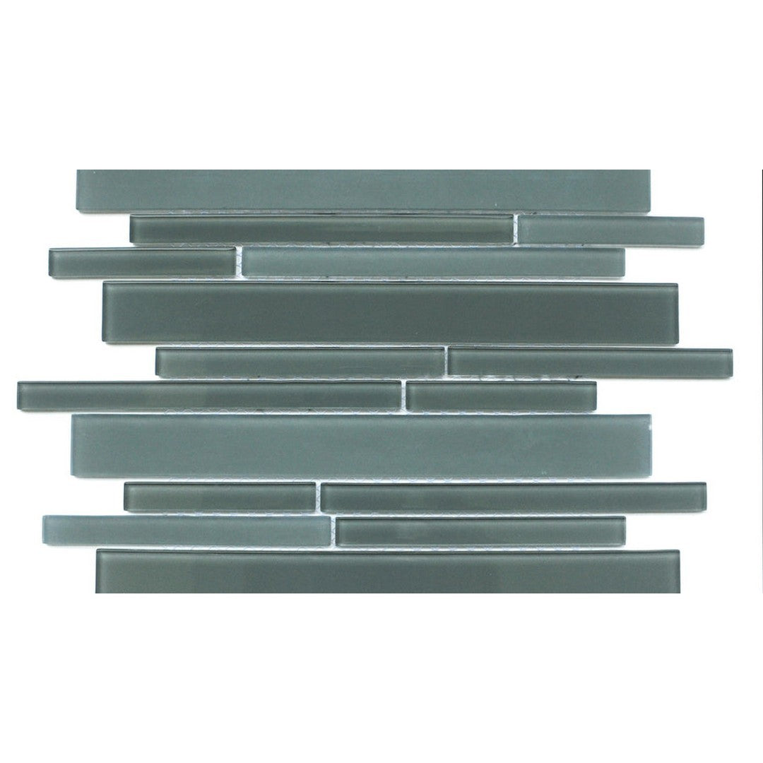 Emser Charisma 11" x 12" Gloss & Frosted Linear Glass Mosaic