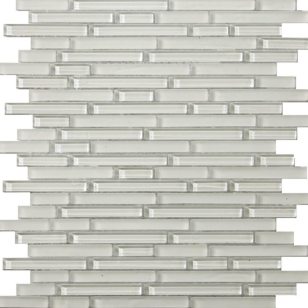 Emser Lucente 12" x 13" Linear Stone & Glass Mosaic
