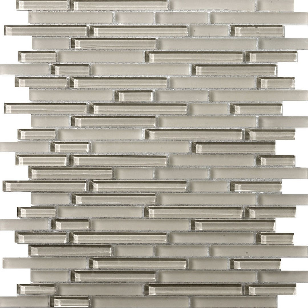 Emser Lucente 12" x 13" Linear Stone & Glass Mosaic