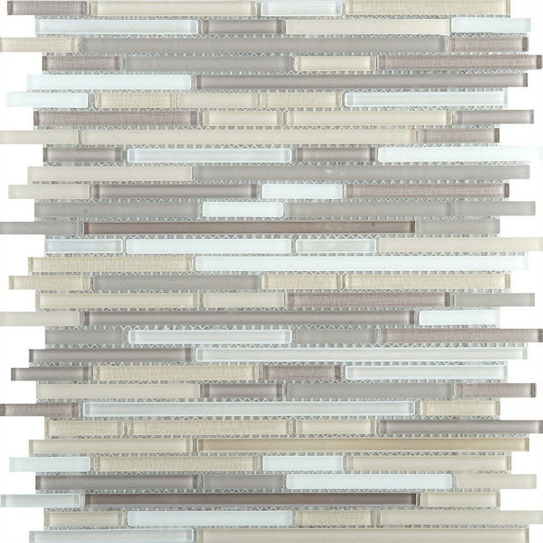 Emser Infinity 12" x 12" Glossy Linear Glass Mosaic