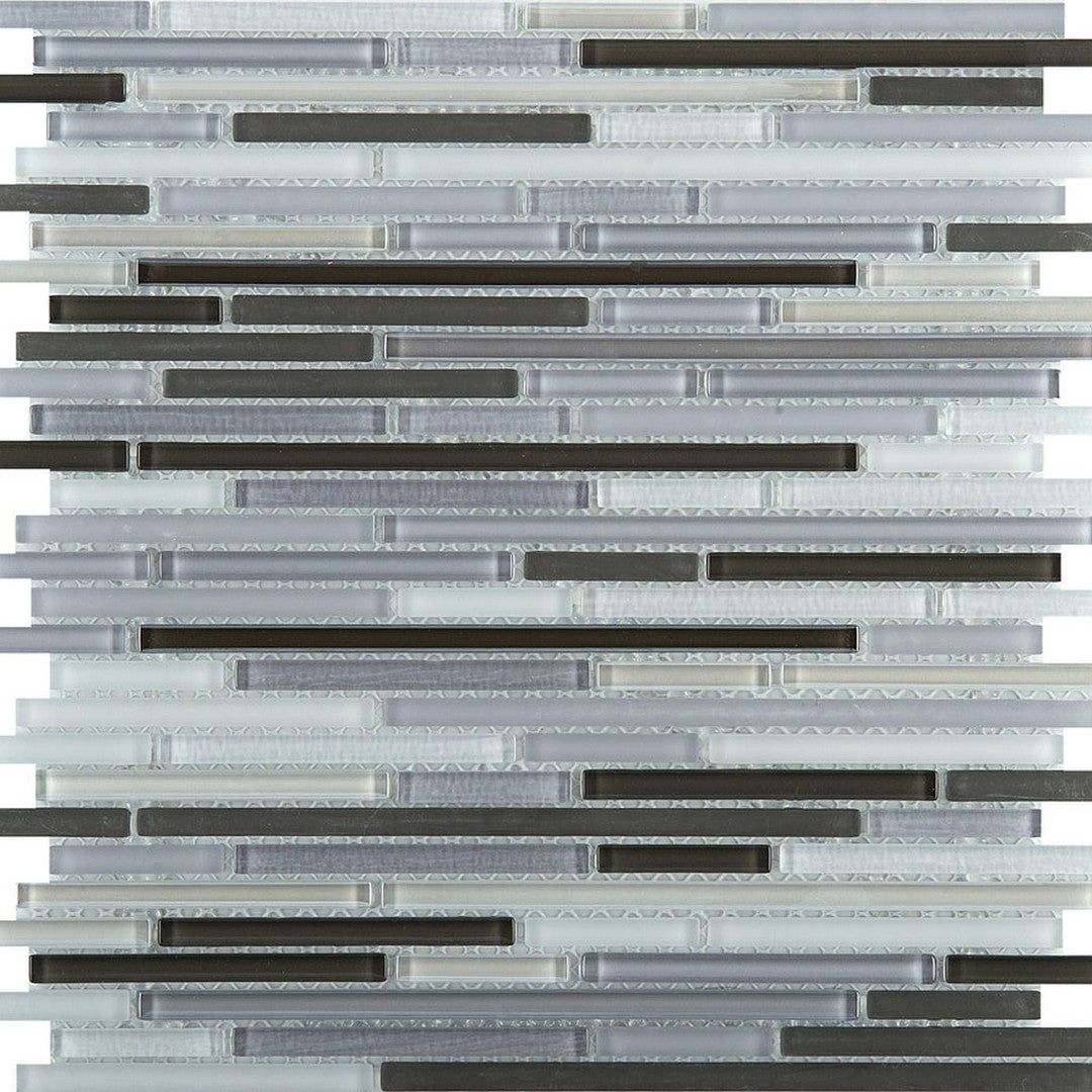 Emser Infinity 12" x 12" Glossy Linear Glass Mosaic