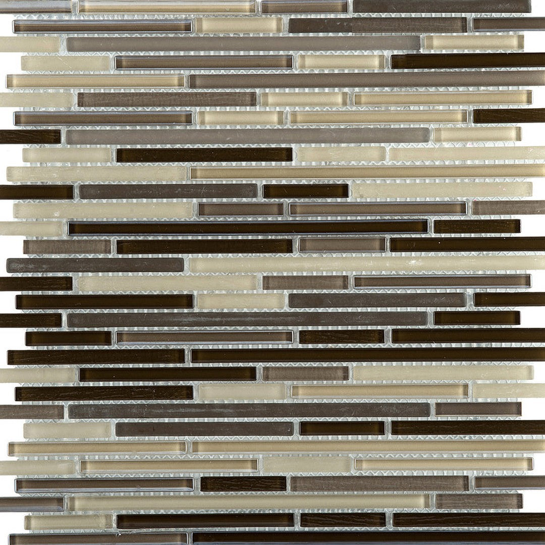 Emser Infinity 12" x 12" Glossy Linear Glass Mosaic