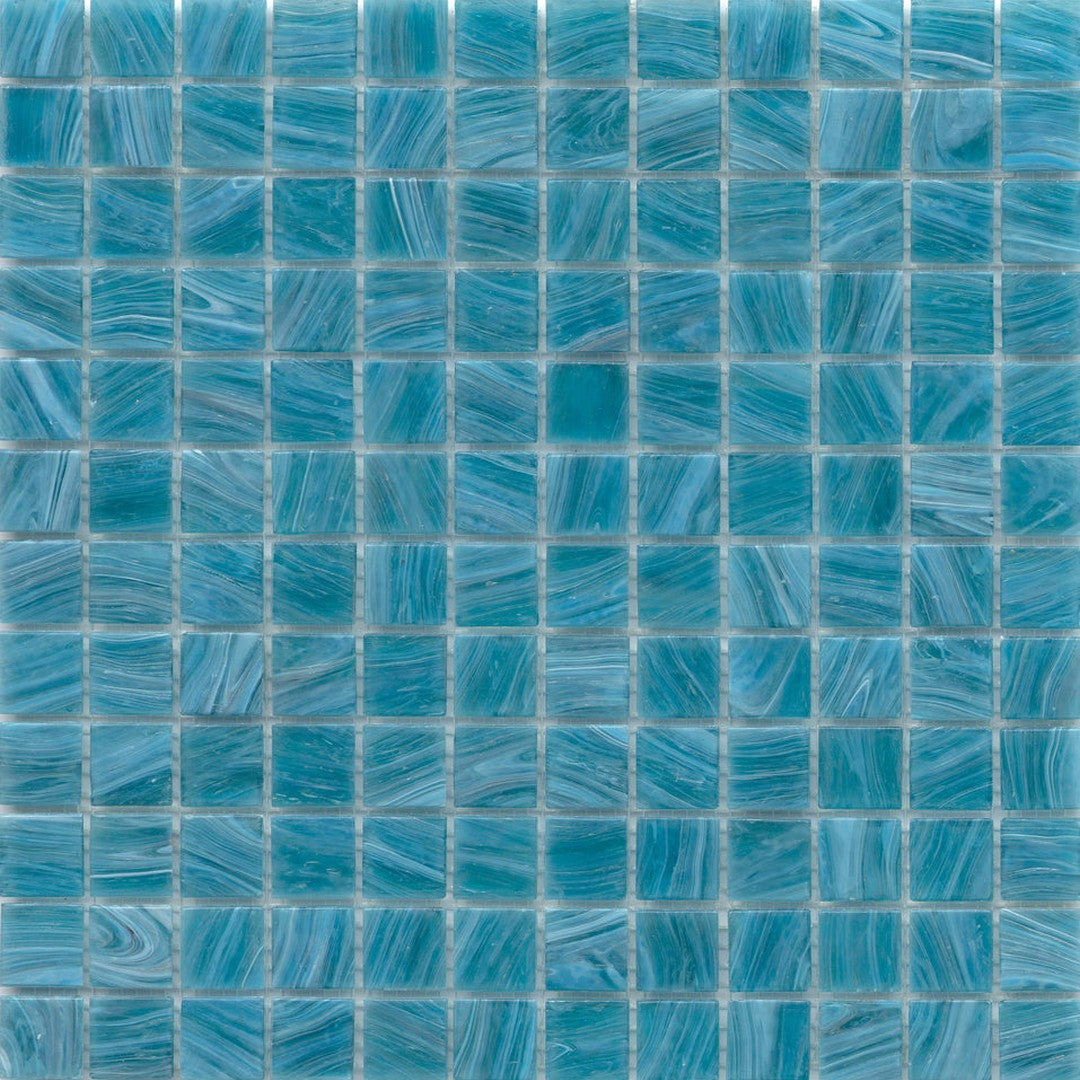 Emser Swirl 12" x 12" Pressed Glossy Glass 1" Mosaic