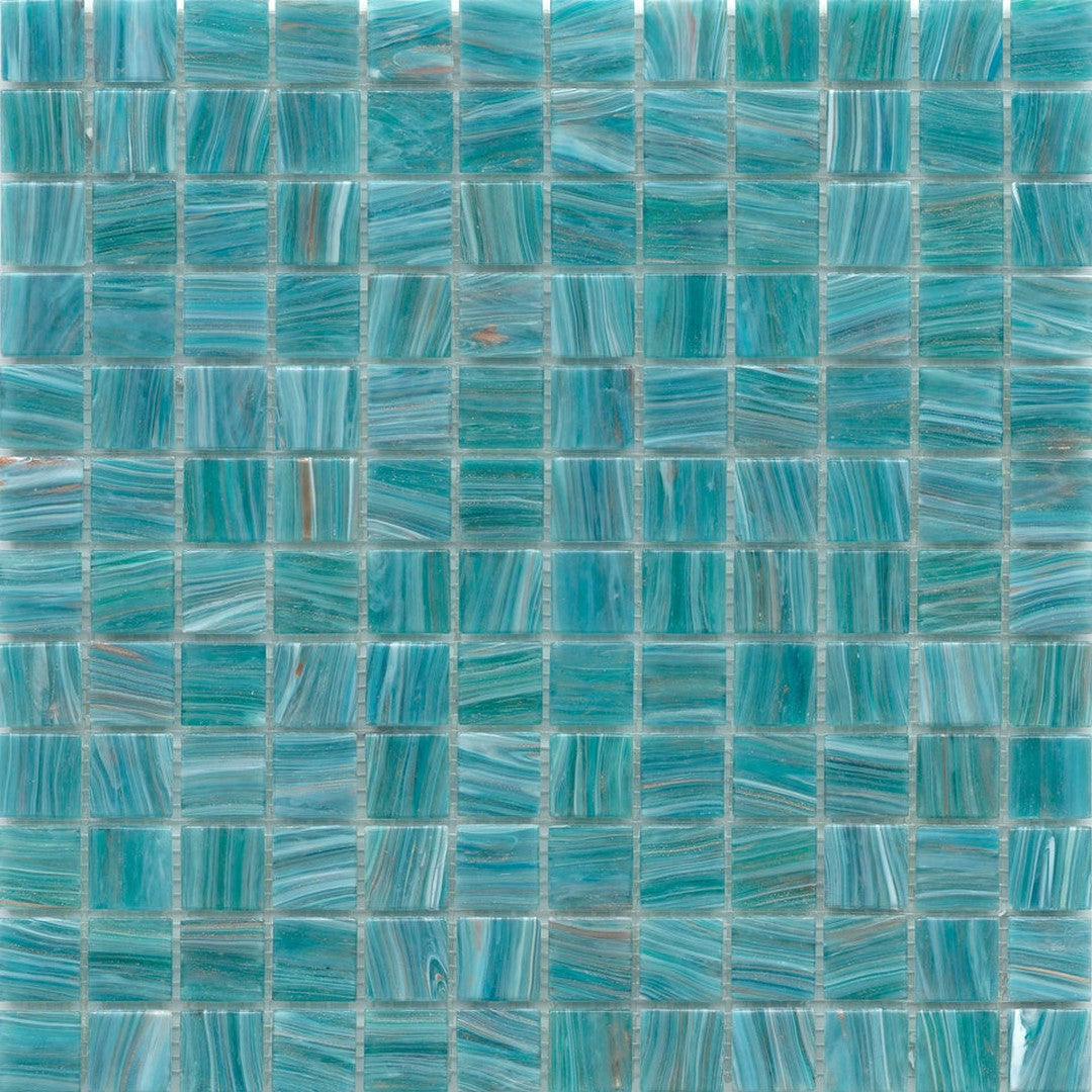 Emser Swirl 12" x 12" Pressed Glossy Glass 1" Mosaic