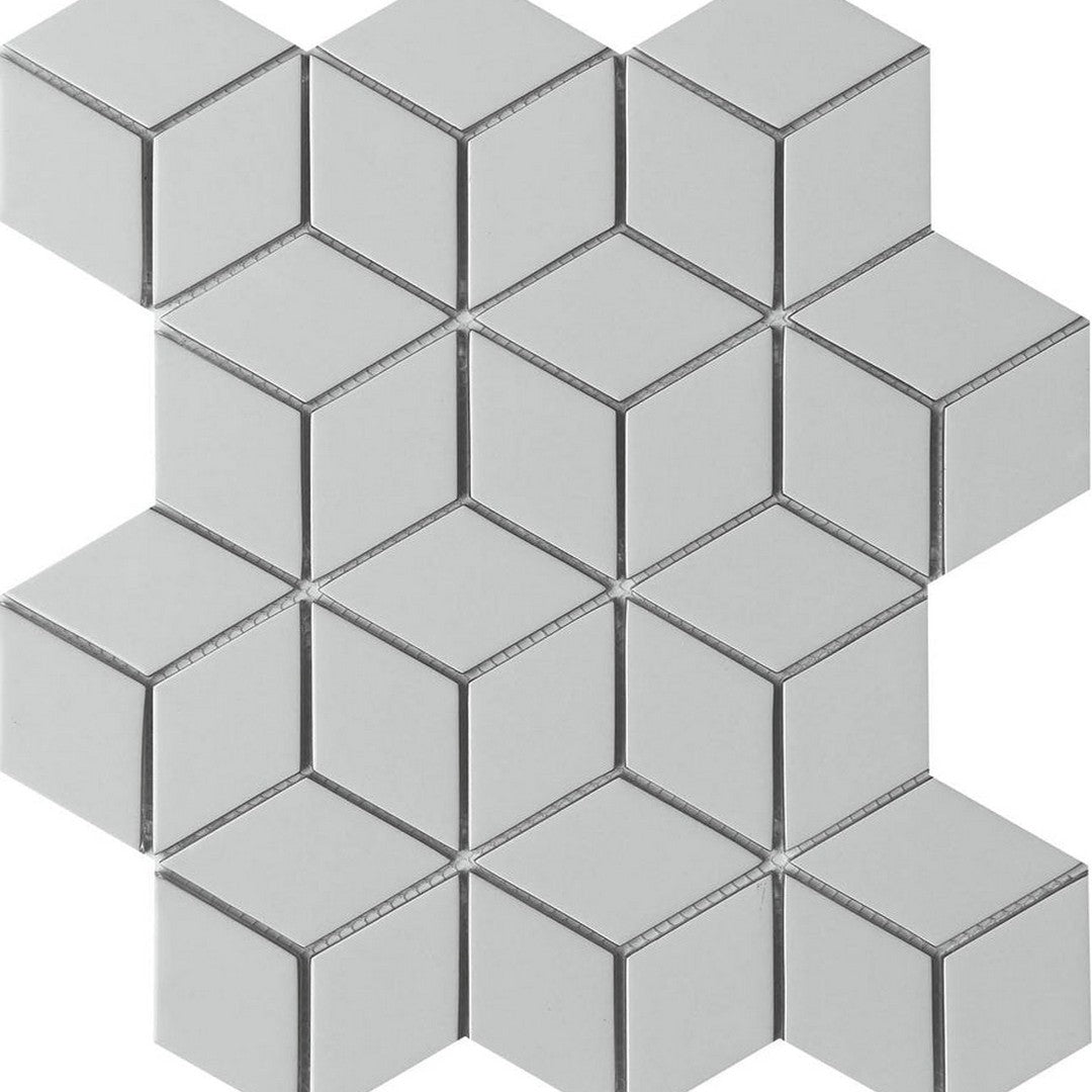 Emser Concept 10" x 12" Glossy Cube Glass Mosaic