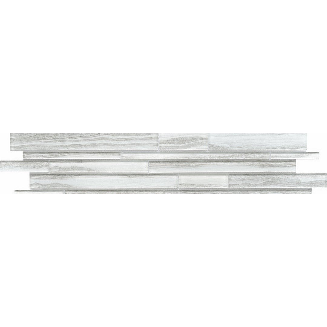 Emser Zen 6" x 24" Glossy Modern Linear Glass Mosaic