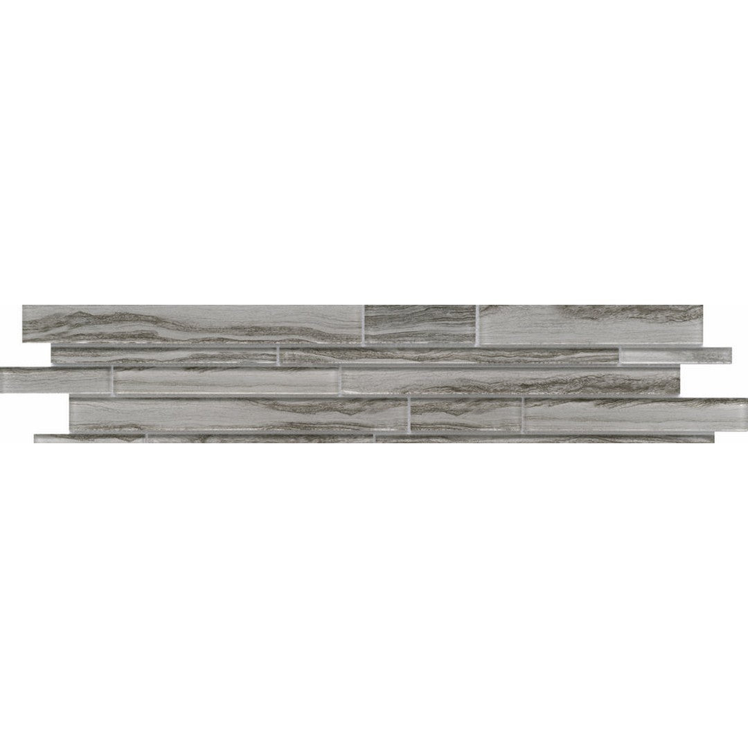 Emser Zen 6" x 24" Glossy Modern Linear Glass Mosaic