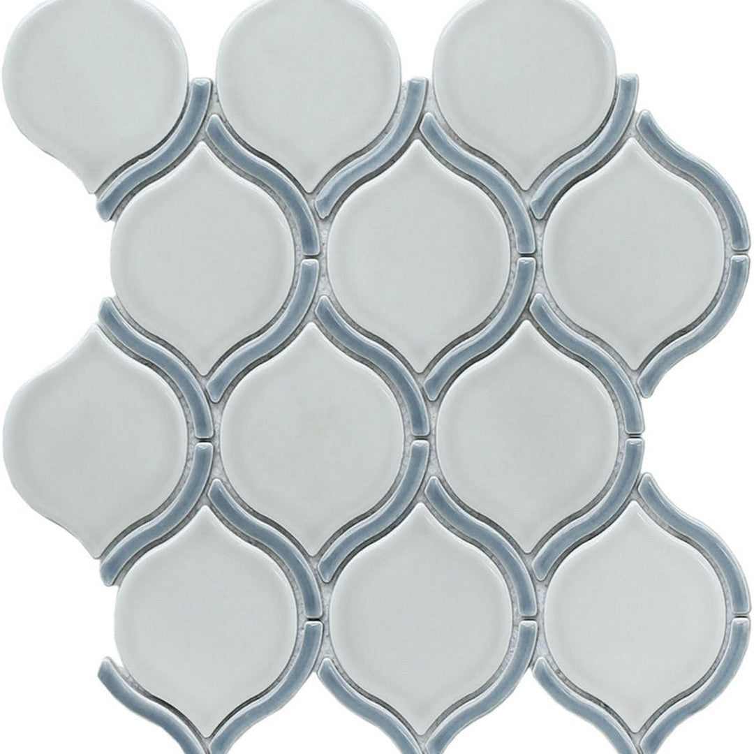Emser Diva 10" x 12" Pressed Glossy Ceramic Mosaic
