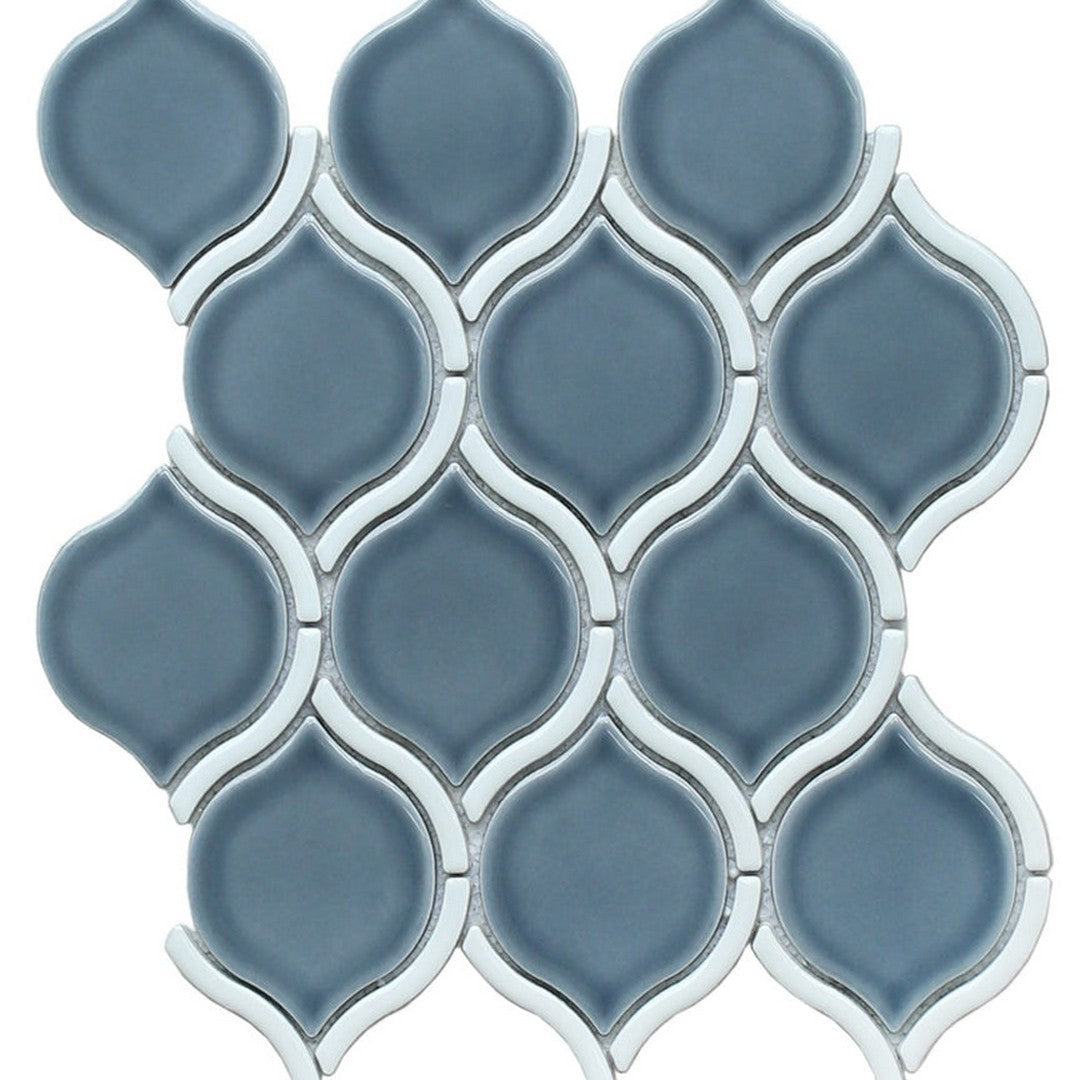 Emser Diva 10" x 12" Pressed Glossy Ceramic Mosaic