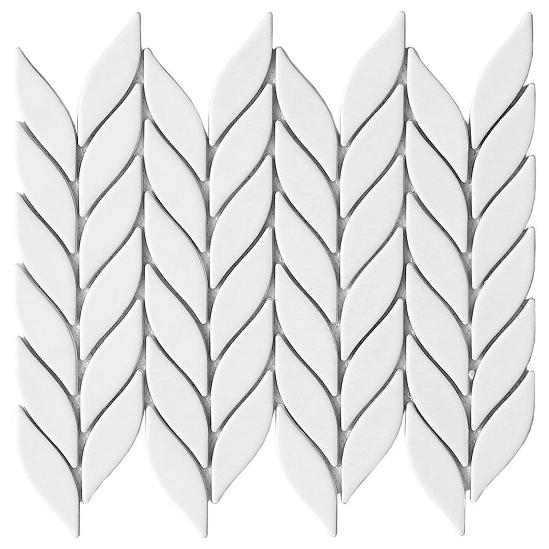 Emser Mythos 11" x 13" Pressed Matte Petal Ceramic Mosaic