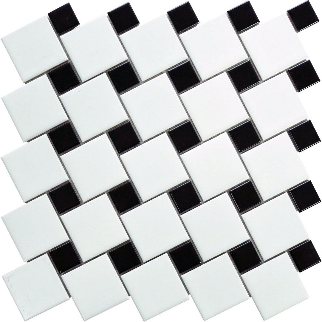 Emser Spin 11" x 11" Pressed Matte Porcelain Mosaic