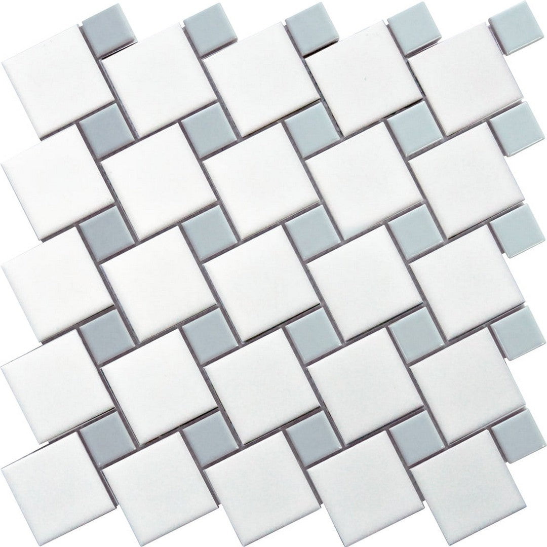 Emser Spin 11" x 11" Pressed Matte Porcelain Mosaic