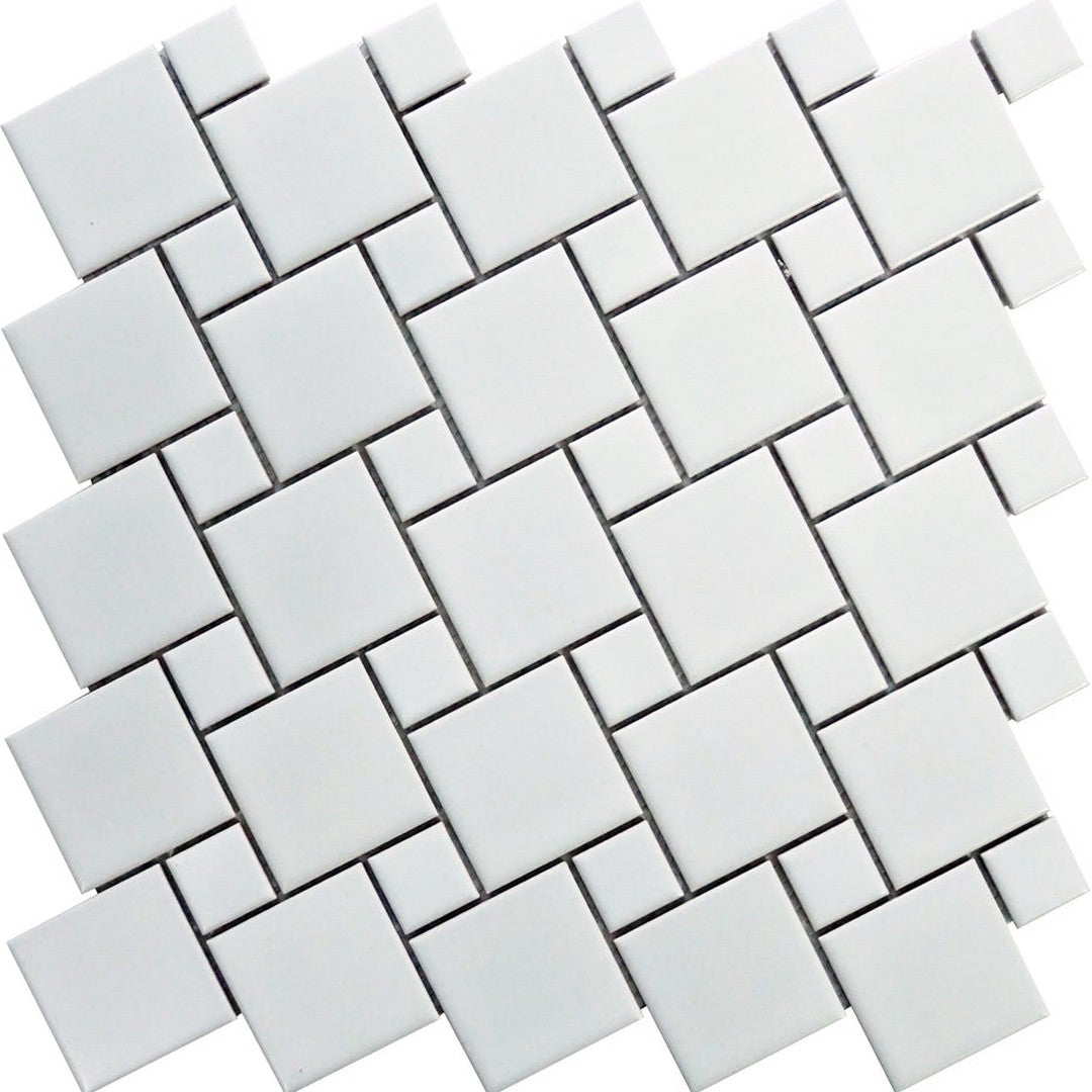 Emser Spin 11" x 11" Pressed Matte Porcelain Mosaic