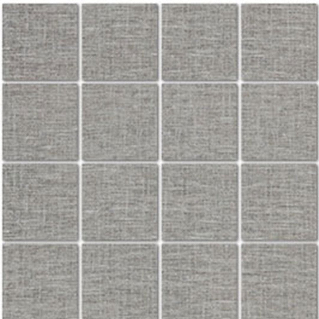 Tesoro Natural Linen 12" x 12" Rectified Textured Porcelain 3" Mosaic