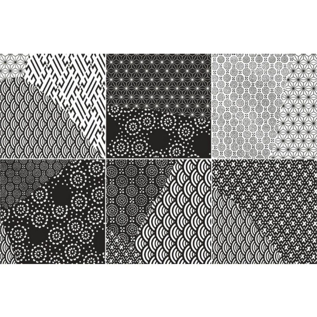 Daltile-Kintsugi-8-x-8-Glossy-Porcelain-Tile-Mix-Rust-Japan