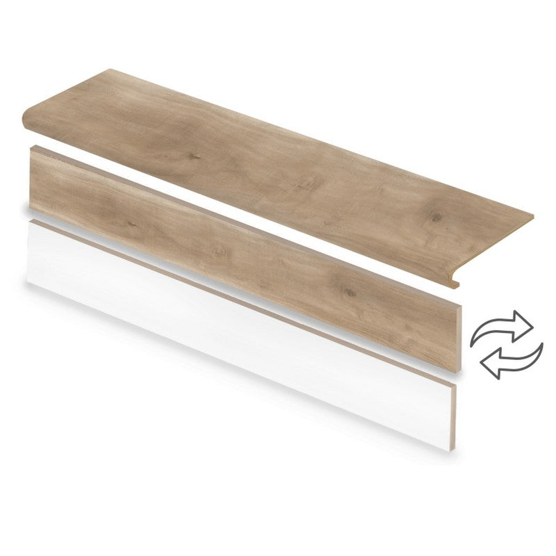 Emser Emcore 7" x 47" Glossy Vinyl Stair Riser