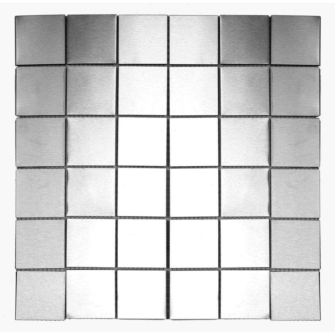 Ottimo-Steel-12-x-12-Brushed-Stainless-Steel-Mosaic-Square