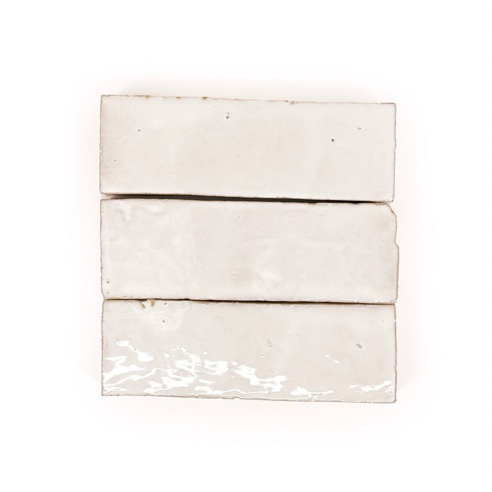 Lungarno Zellige Classique 2" x 6" Glossy Terracotta Wall Tile