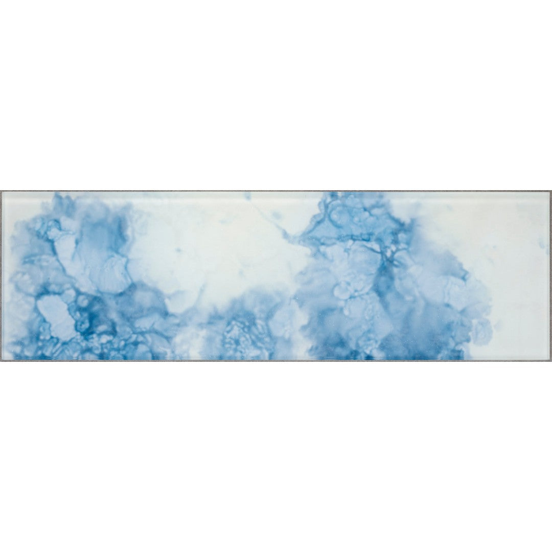 Island Stone Patina 3.5" x 12" Gloss Glass Subway Tile