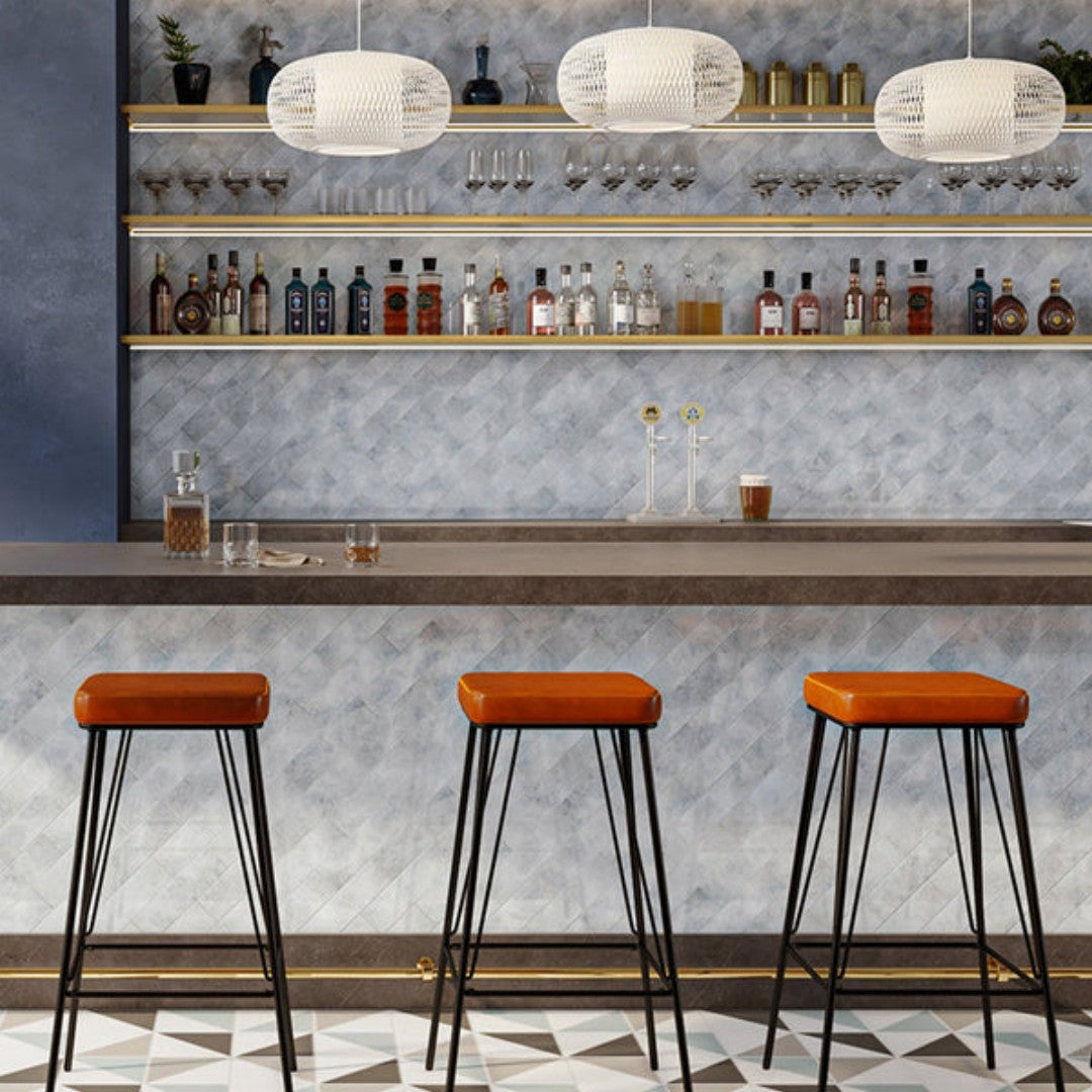 Island Stone-Patina-3.5-x-12-Gloss-Glass-Subway-Tile-Silver-Lining